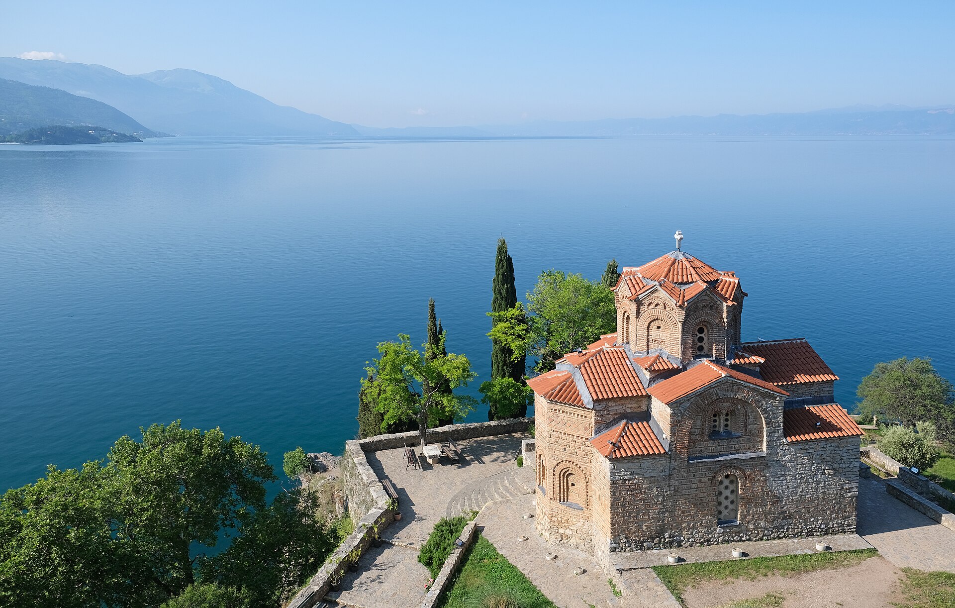 Church of Saint John at Kaneo overlooking Lake Ohrid